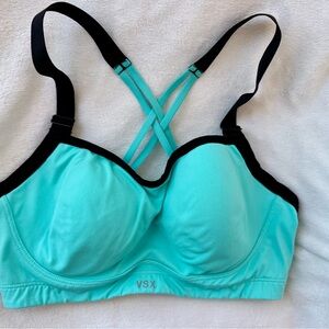 VSX Turquoise and Black Sports Bra